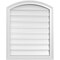 Ekena Millwork Arch Top Surface Mount PVC Gable Vent: Non-Functional, w/2"W x 1-1/2"P Brickmould Frame, 24"W x 28"H GVPAR24X2802SN - alternate 1